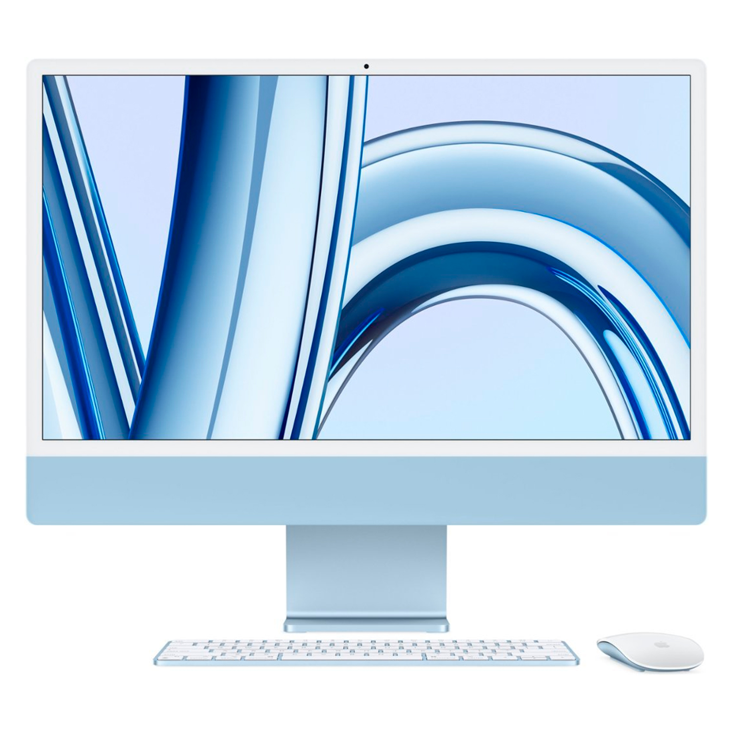 iMac Apple MQRC3LL/A M3 8GB 256GB SSD Tela 24" 4.5K - Azul