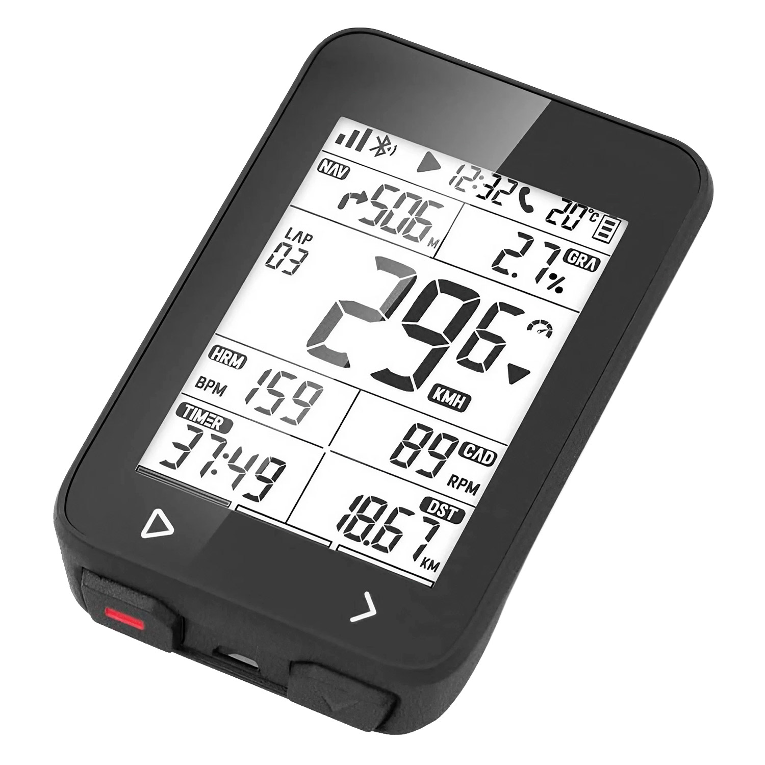 GPS Igport IG320 para Ciclismo - Preto