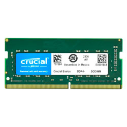 Memória RAM Crucial Basics 16GB DDR4 3200MT/s para Notebook - CB16GS3200