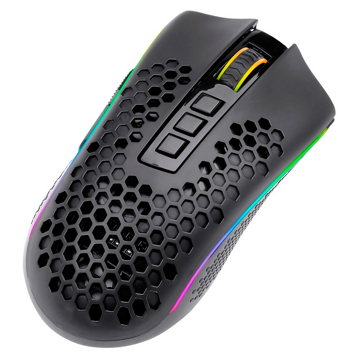 Mouse Gamer Redragon M808-KS Storm Pro 16000 DPI Sem Fio - Preto