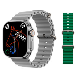 Smartwatch K9 Ultra 2 Caixa Alumínio 49mm - Prata
